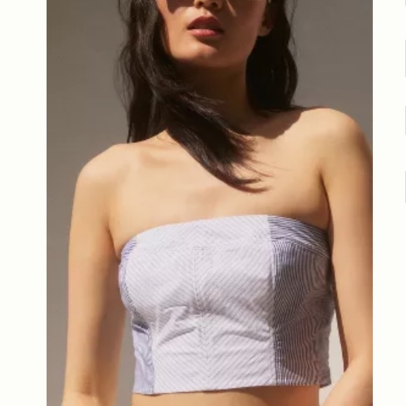 Brand New PERNILLE ROSENKILDE STRAPLESS CROP TOP - Picture 7 of 16